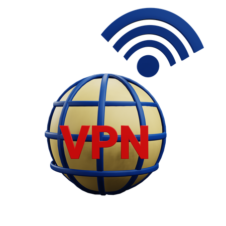 Browser Vpn  3D Icon