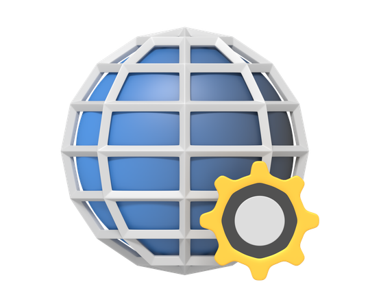 Browsereinstellungen  3D Icon