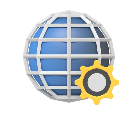 Browsereinstellungen  3D Icon