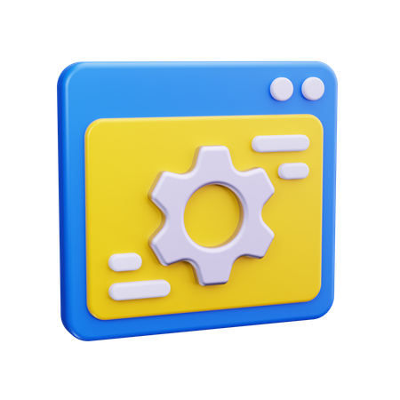 Browsereinstellungen  3D Icon