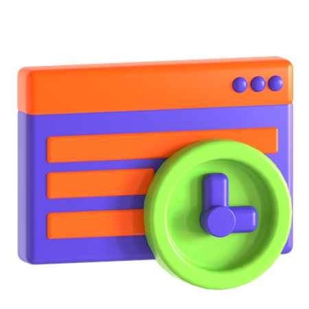 Browserverlauf  3D Icon