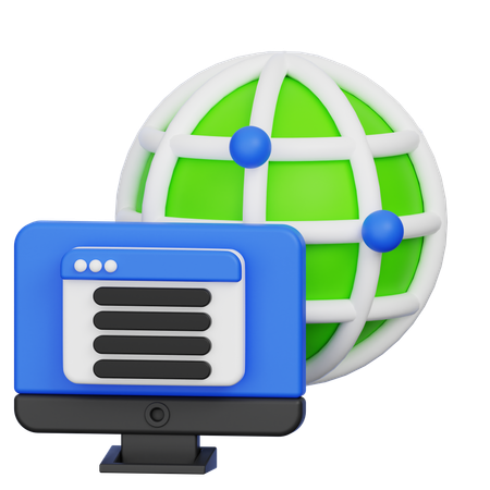 Browsing  3D Icon