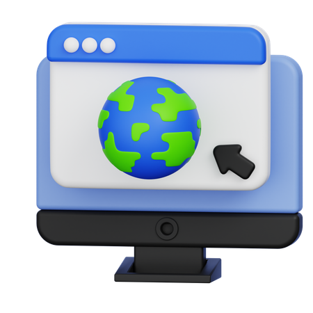 Browsing  3D Icon