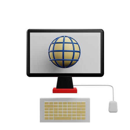 Browsing Monitor  3D Icon