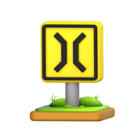 Brückenschild  3D Icon