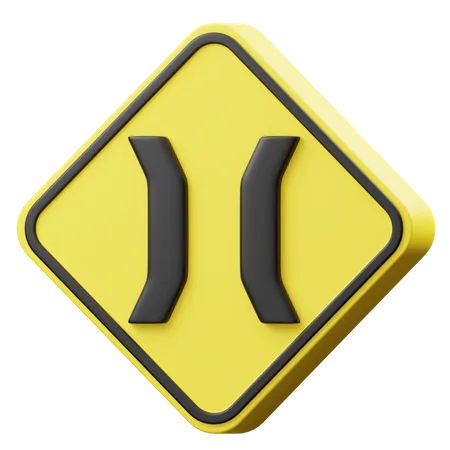 Brückenschild  3D Icon