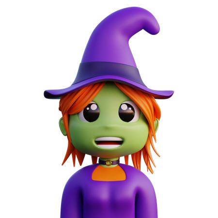 Bruja  3D Icon