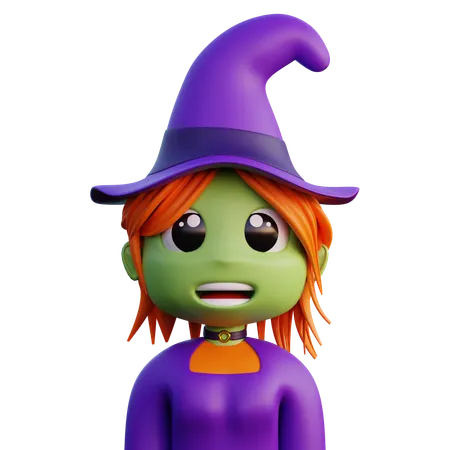 Bruja  3D Icon