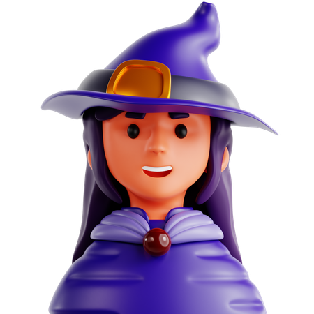 Bruja  3D Icon