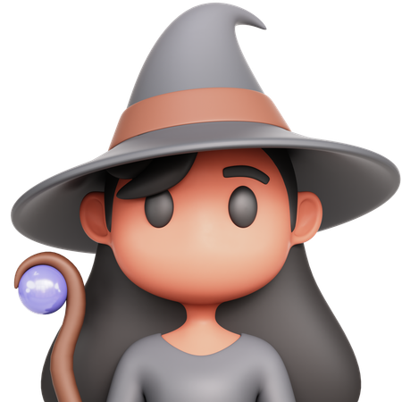 Bruja  3D Icon