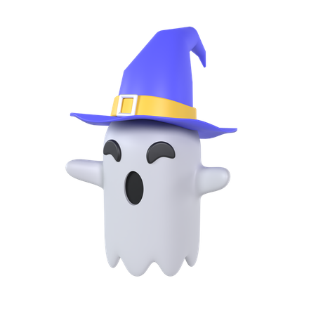 Bruja fantasma  3D Icon