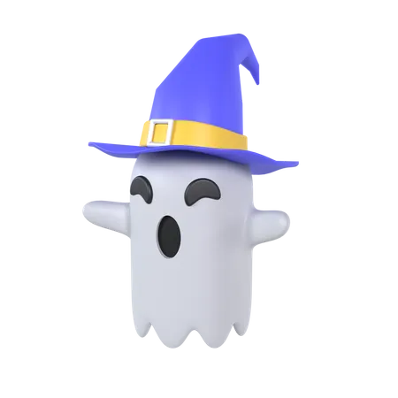 Bruja fantasma  3D Icon