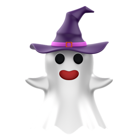 Fantasma bruja  3D Icon