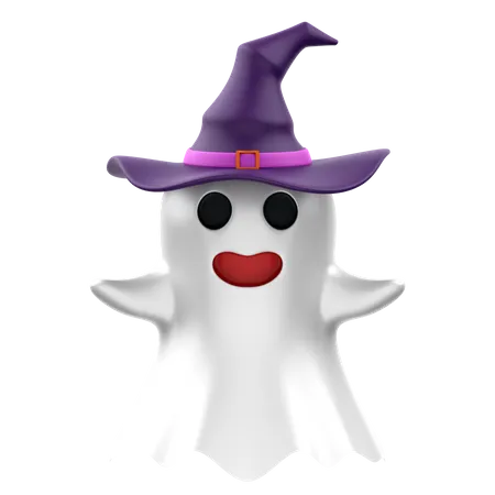 Fantasma bruja  3D Icon