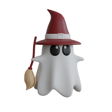 Fantasma bruja  3D Icon