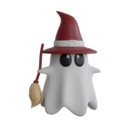 Fantasma bruja  3D Icon