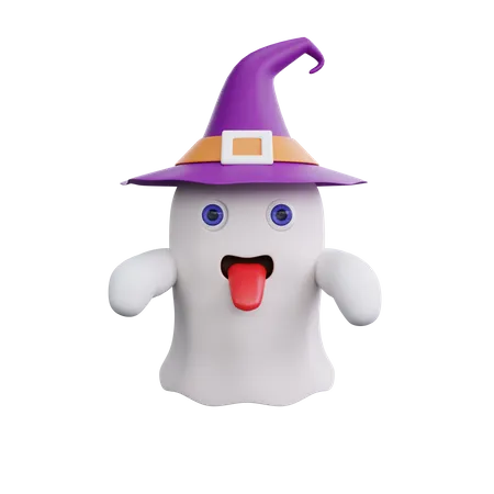 Fantasma bruja  3D Illustration