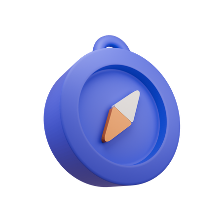 Brújula  3D Icon