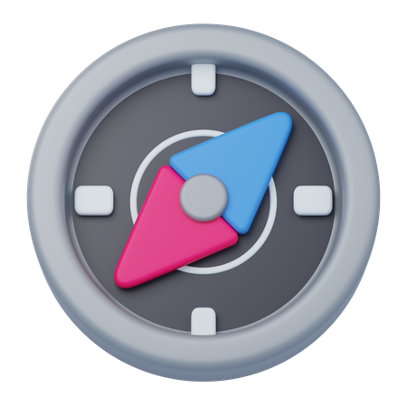 Brújula  3D Icon