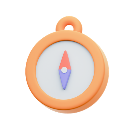 Brújula  3D Icon