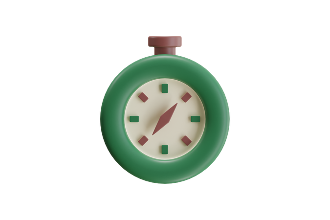 Brújula  3D Icon
