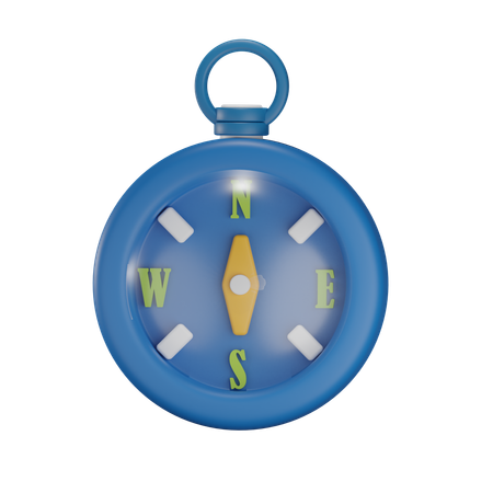 Brújula  3D Icon