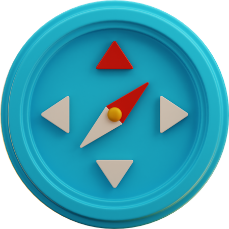 Brújula  3D Icon