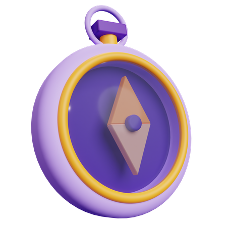 Brújula  3D Icon