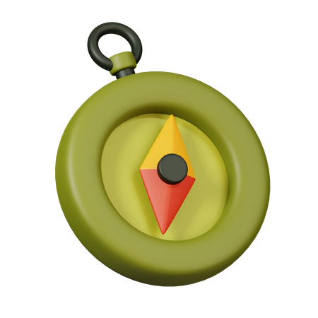 Brújula  3D Icon