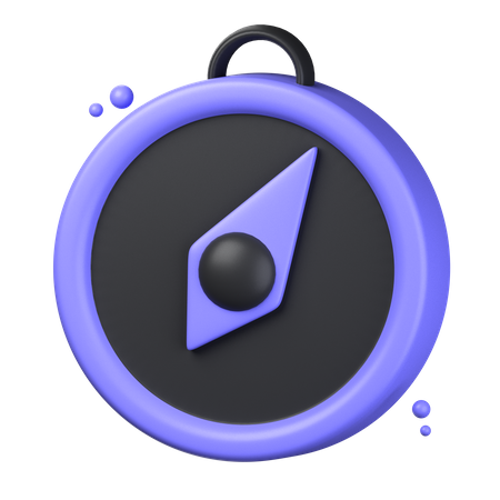 Brújula  3D Icon