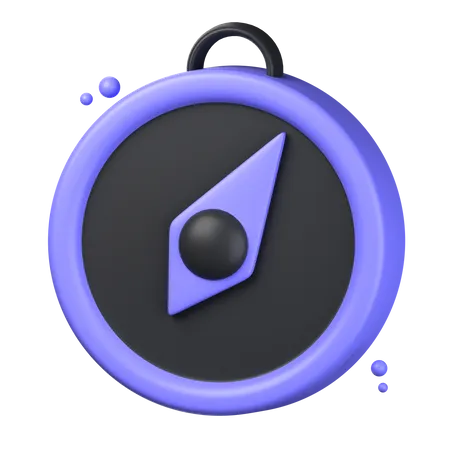 Brújula  3D Icon