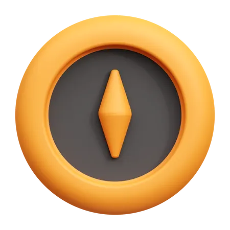 Brújula  3D Icon