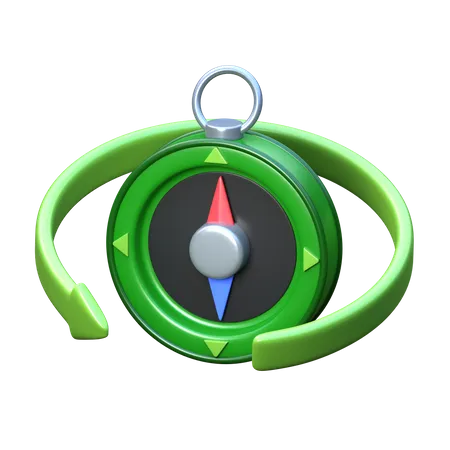 Brújula  3D Icon