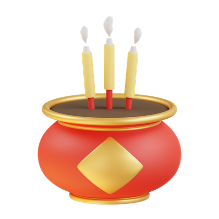 Brûleur d'encens  3D Icon