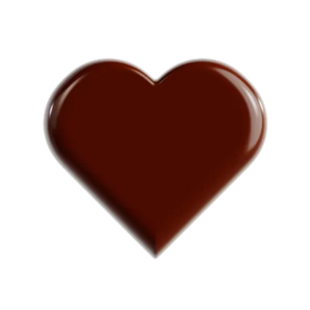 Emoji d'amour marron  3D Icon