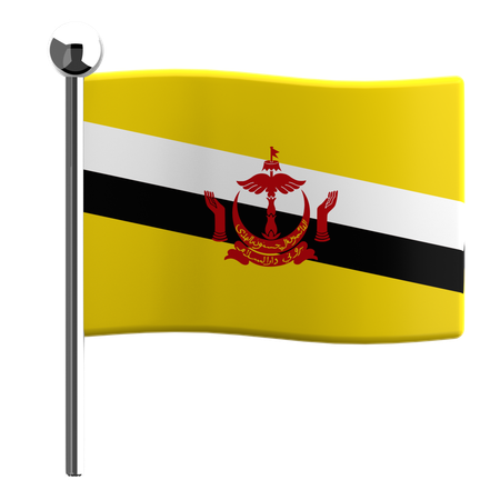 Brunei Darussalam  3D Icon