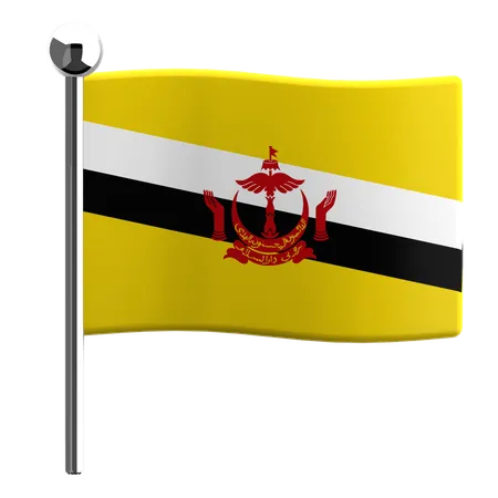 Brunei Darussalam  3D Icon