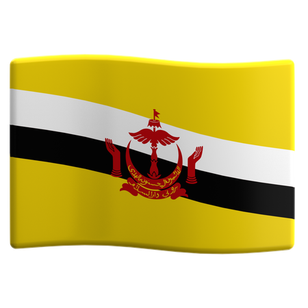 Brunei Darussalam  3D Icon