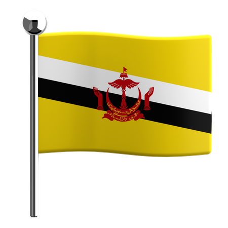 Brunei darussalam  3D Icon