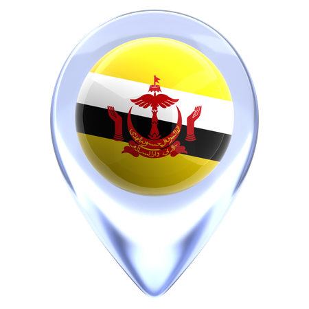 Brunei Darussalam  3D Icon