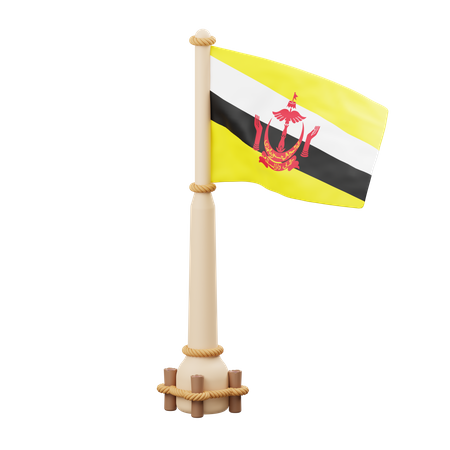 Brunei Flag  3D Icon