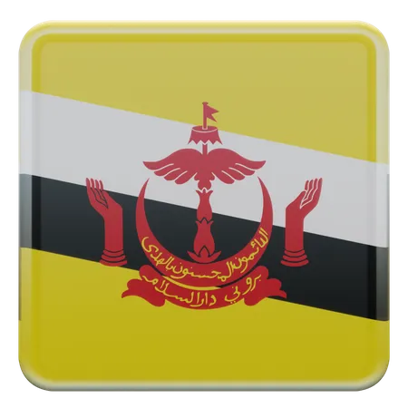 Brunei Flag  3D Illustration