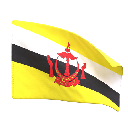 Brunei Flag 3D Icon