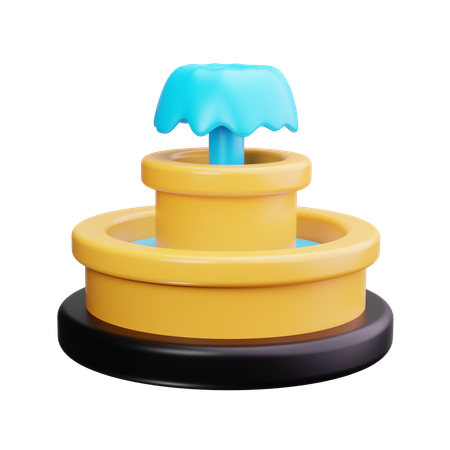 Brunnen  3D Icon