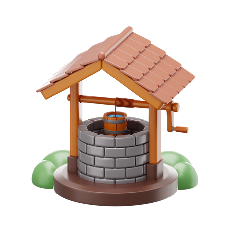 Brunnen  3D Icon