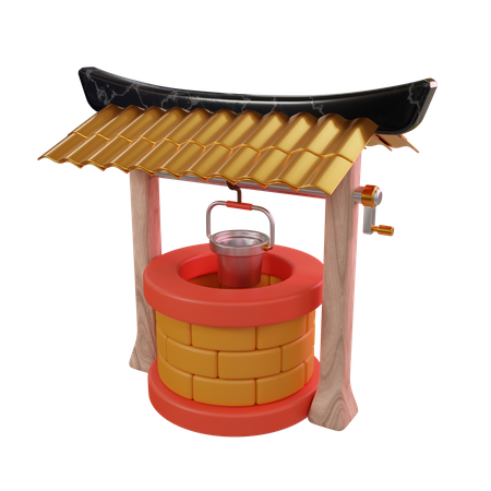 Brunnen  3D Icon