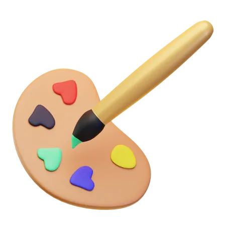 Brush  3D Icon