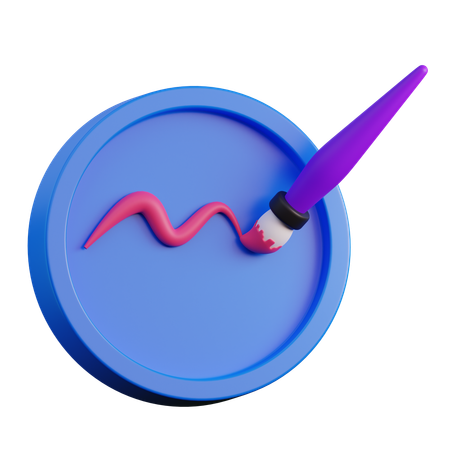 Brush  3D Icon