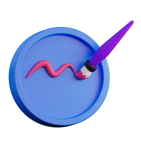 Brush  3D Icon