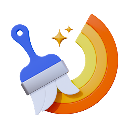 Brush  3D Icon